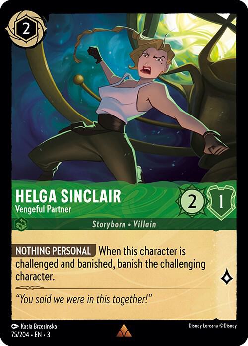 Helga Sinclair - Vengeful Partner - Disney Lorcana