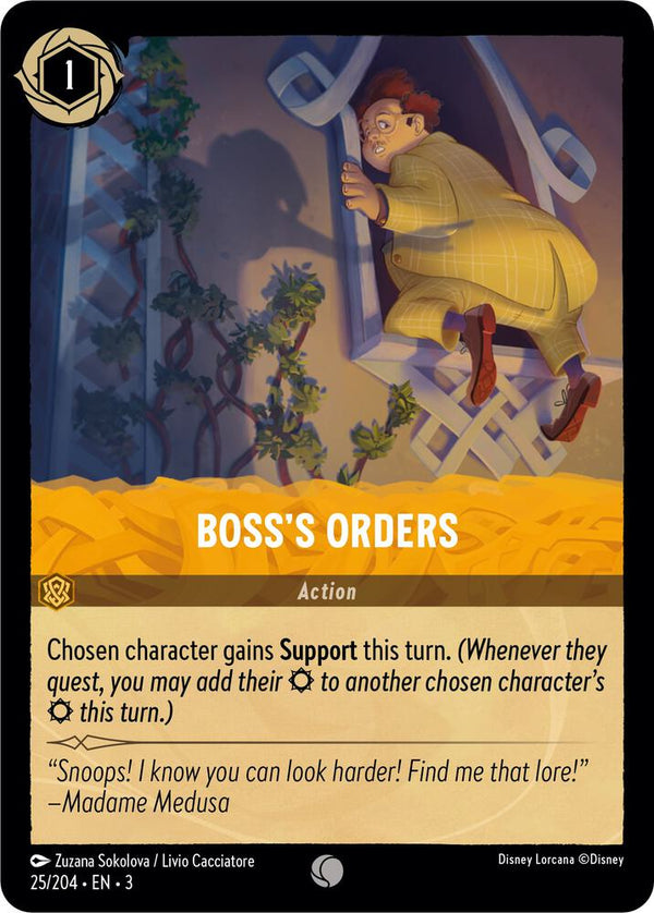 Boss's Orders - Disney Lorcana