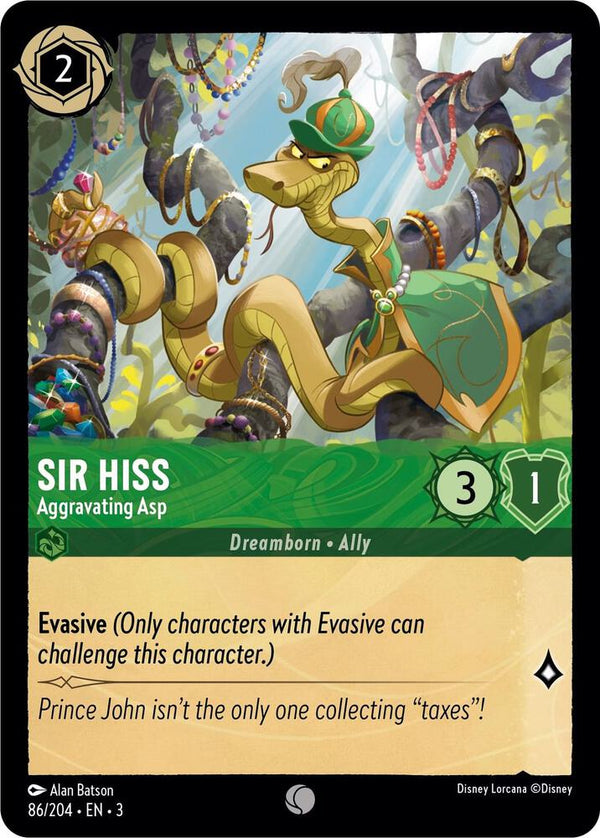 Sir Hiss - Aggravating Asp - Disney Lorcana