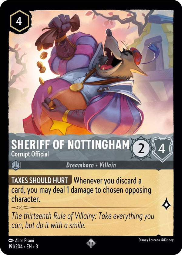 Sheriff of Nottingham - Corrupt Official - Disney Lorcana