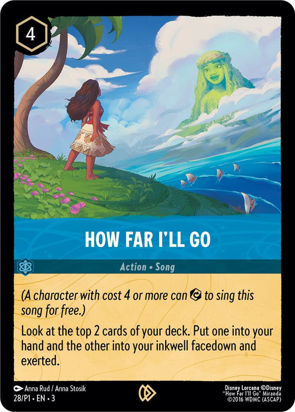 How Far I'll Go - Disney Lorcana
