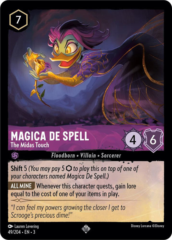 Magica De Spell - The Midas Touch - Disney Lorcana