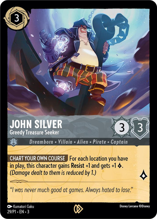 John Silver - Greedy Treasure Seeker - Disney Lorcana