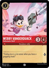 Webby Vanderquack - Enthusiastic Duck - Disney Lorcana