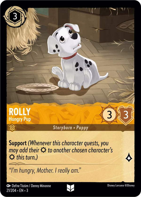 Rolly - Hungry Pup - Disney Lorcana