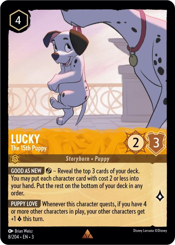 Lucky - The 15th Puppy - Disney Lorcana