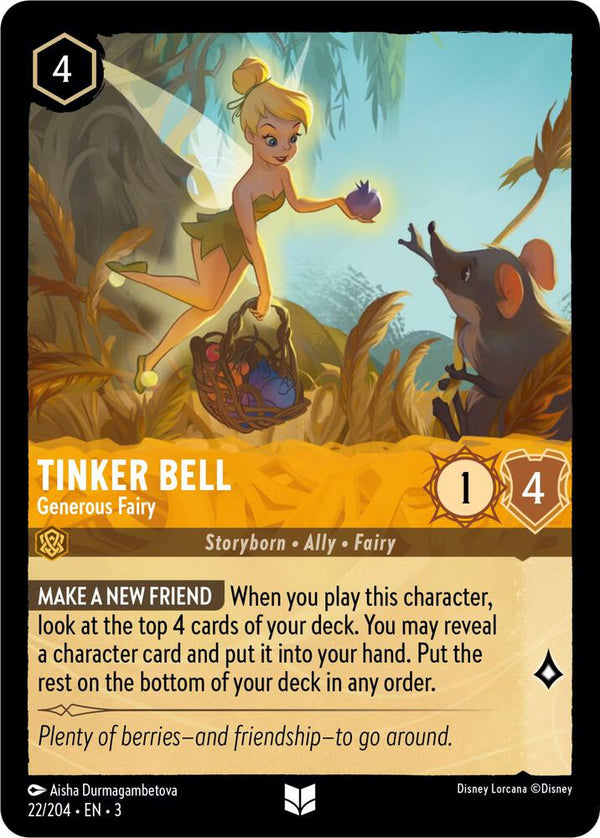 Tinker Bell - Generous Fairy - Disney Lorcana