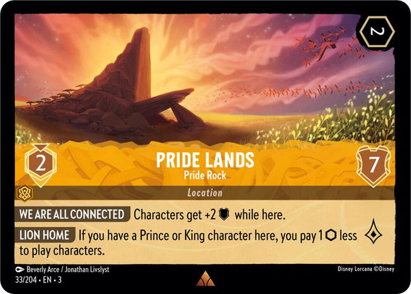 Pride Lands - Pride Rock - Disney Lorcana