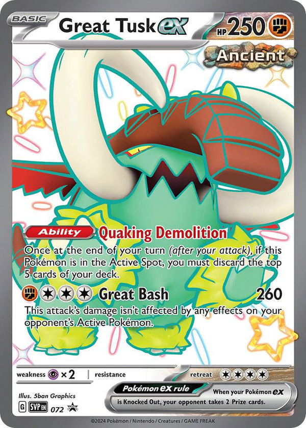 Great Tusk ex - 072 - Pokémon
