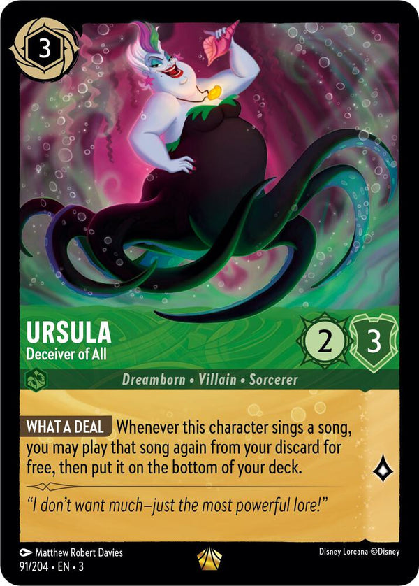 Ursula - Deceiver of All - Disney Lorcana