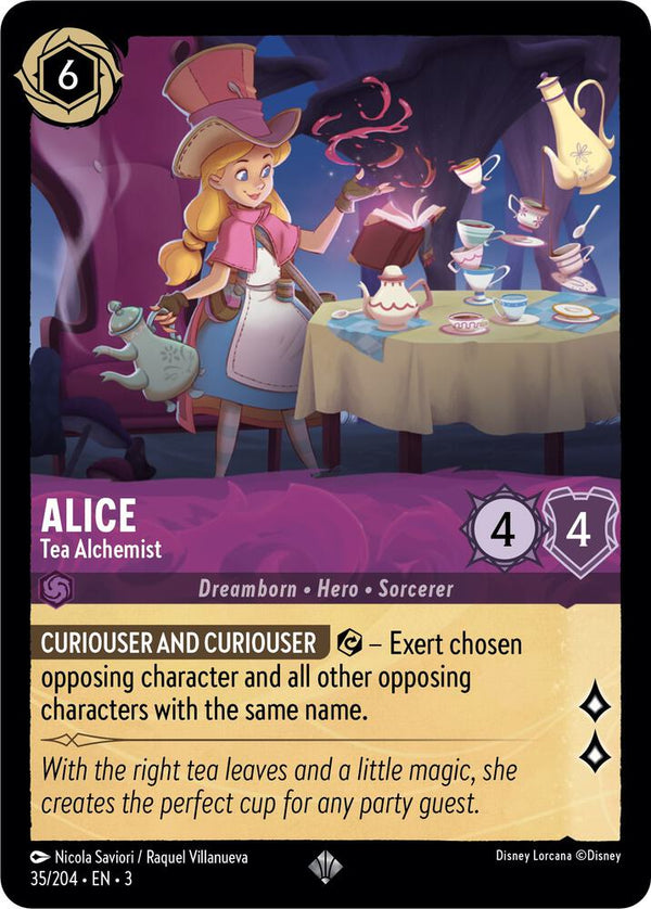 Alice - Tea Alchemist - Disney Lorcana