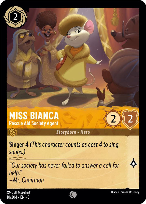 Miss Bianca - Rescue Aid Society Agent - Disney Lorcana