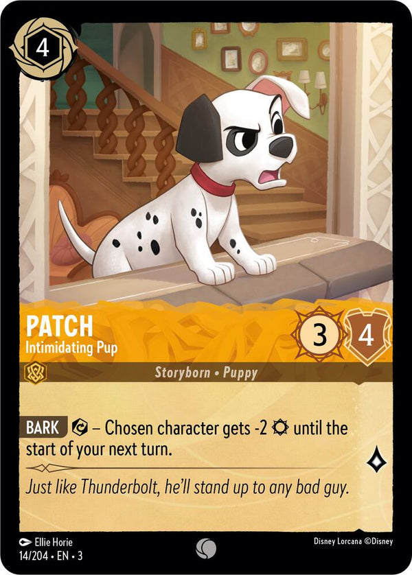 Patch - Intimidating Pup - Disney Lorcana