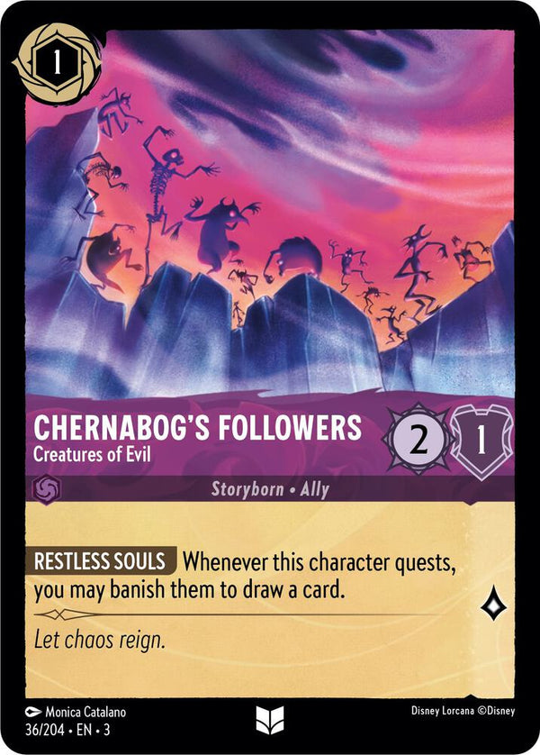 Chernabog's Followers - Creatures of Evil - Disney Lorcana