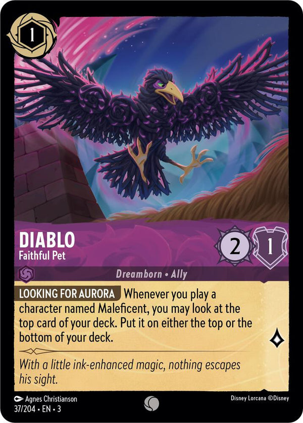 Diablo - Faithful Pet - Disney Lorcana