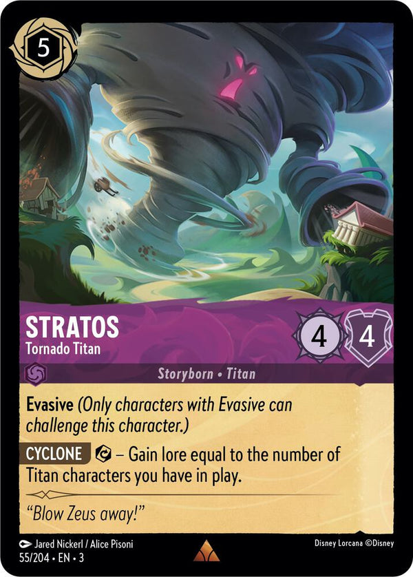 Stratos - Tornado Titan - Disney Lorcana