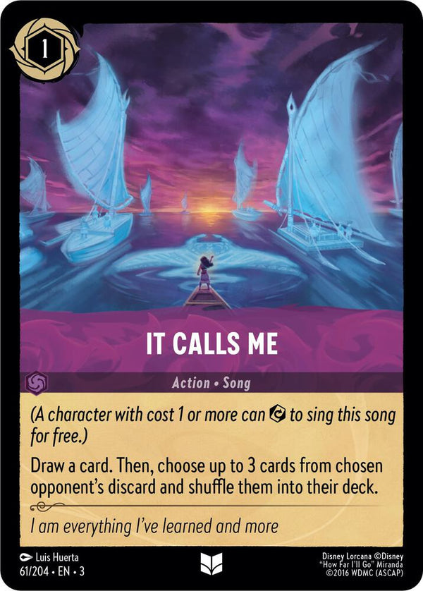 It Calls Me - Disney Lorcana
