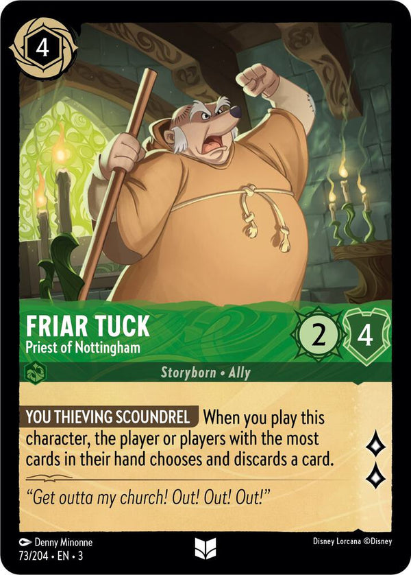 Friar Tuck - Priest of Nottingham - Disney Lorcana