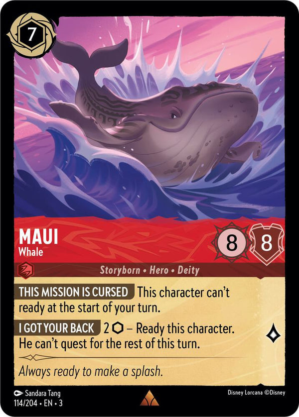 Maui - Whale - Disney Lorcana