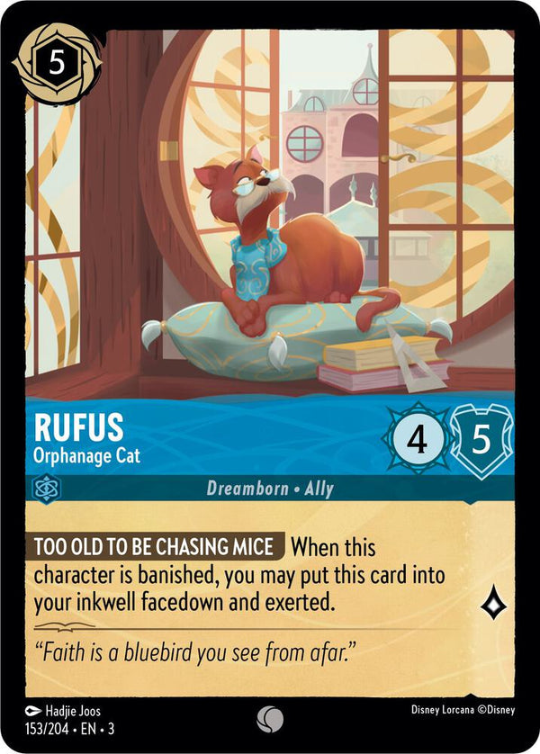 Rufus - Orphanage Cat - Disney Lorcana