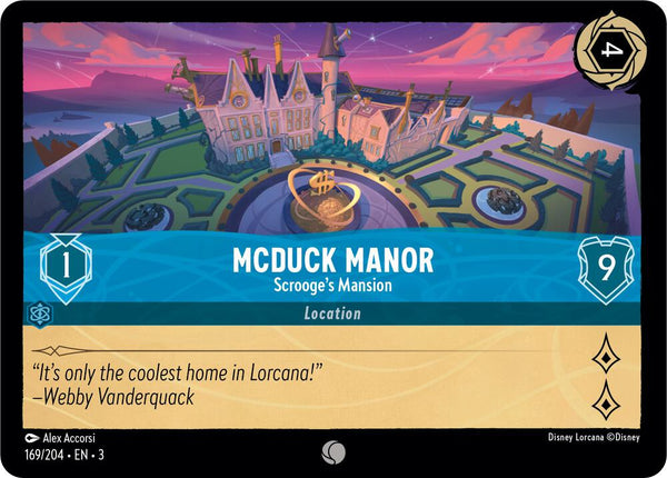 McDuck Manor - Scrooge's Mansion - Disney Lorcana