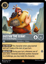 Gustav the Giant - Terror of the Kingdom - Disney Lorcana
