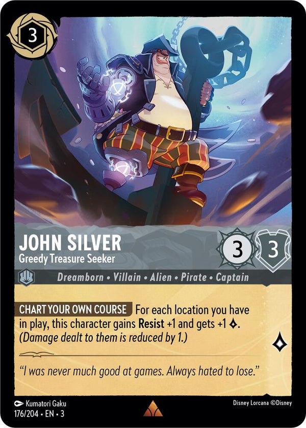 John Silver - Greedy Treasure Seeker - Disney Lorcana