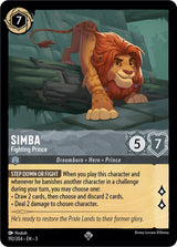 Simba - Fighting Prince - Disney Lorcana
