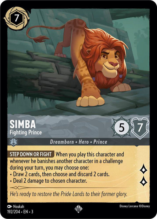 Simba - Fighting Prince - Disney Lorcana
