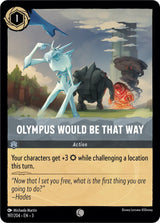 Olympus Would Be That Way - Disney Lorcana