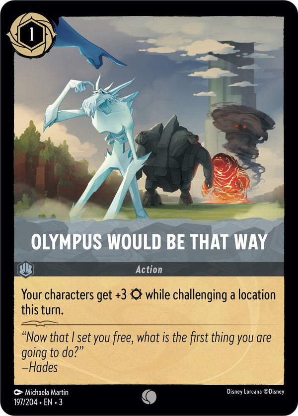 Olympus Would Be That Way - Disney Lorcana