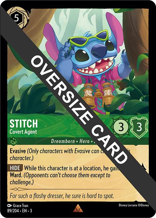 Stitch - Covert Agent (Oversized) - Disney Lorcana
