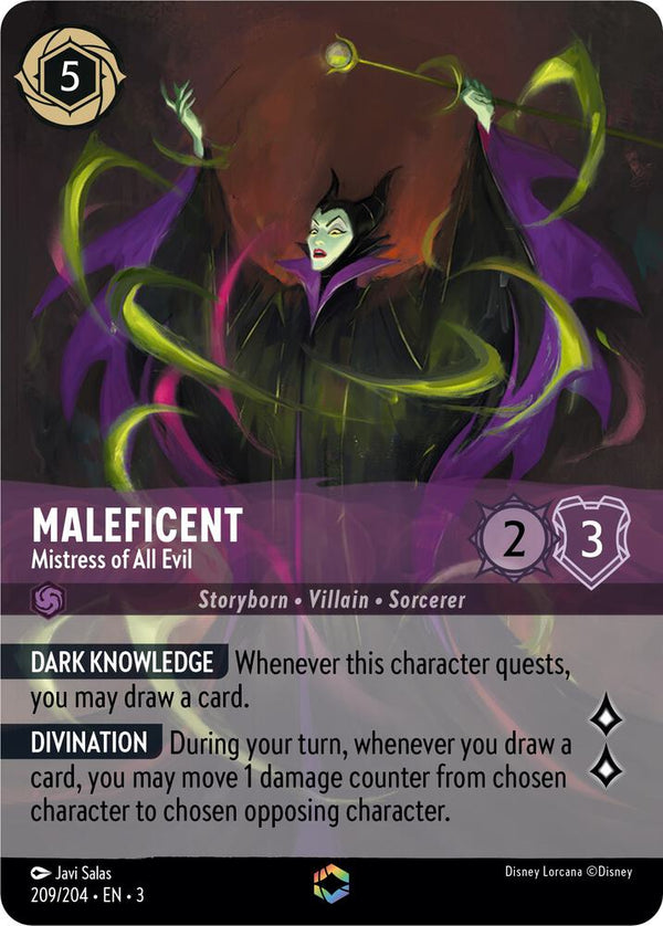 Maleficent - Mistress of All Evil (Enchanted) - Disney Lorcana