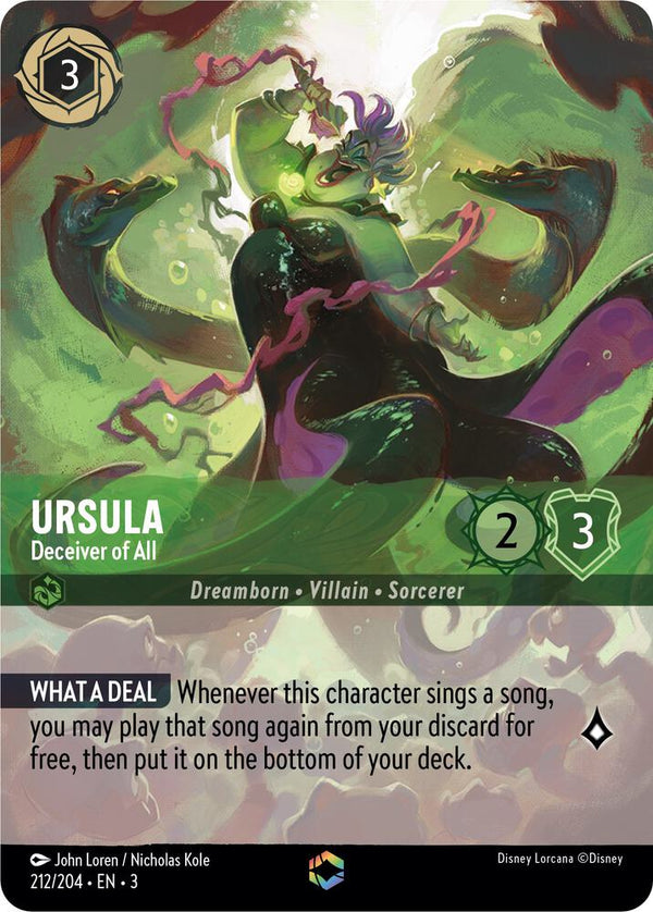 Ursula - Deceiver of All (Enchanted) - Disney Lorcana