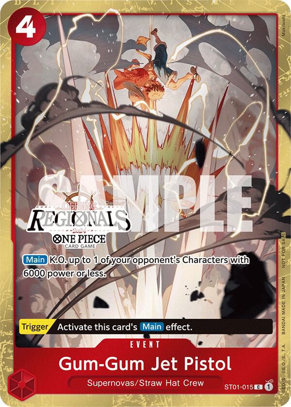 Gum-Gum Jet Pistol (Offline Regional 2024) [Participant] - One Piece Card Game