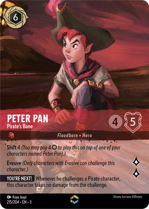 Peter Pan - Pirate's Bane (Enchanted) - Disney Lorcana