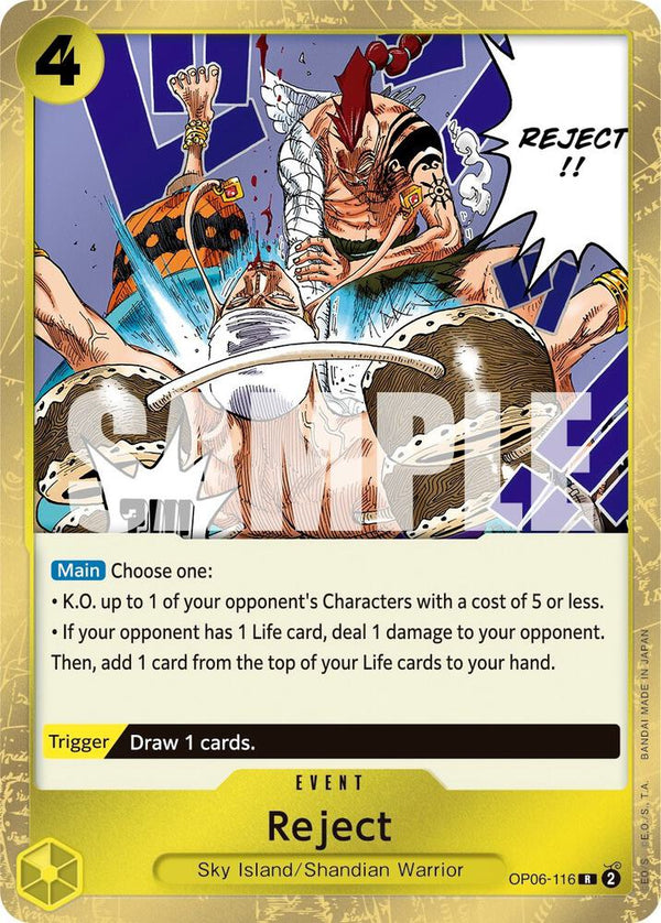 Reject - One Piece Card Game