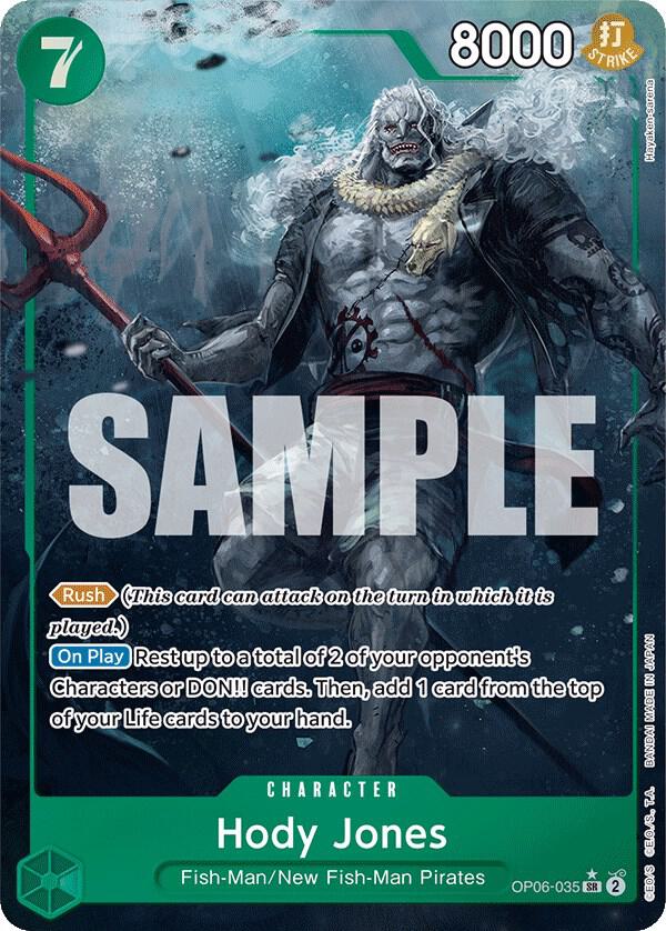 Hody Jones (035) (Alternate Art) - One Piece Card Game