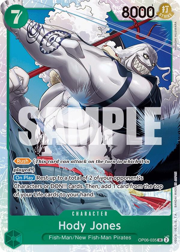 Hody Jones (035) - One Piece Card Game