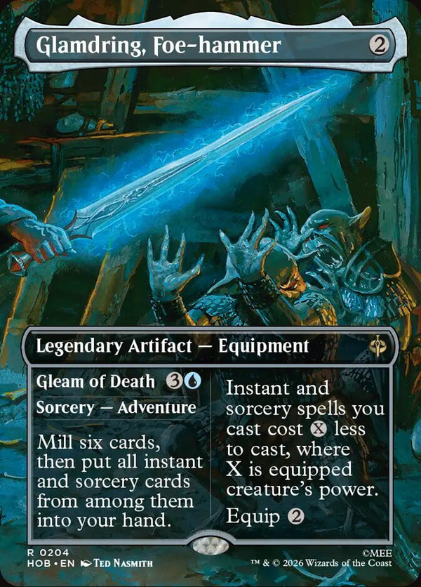 Glamdring, Foe-hammer (Borderless) (HOB 204) - Magic: The Gathering