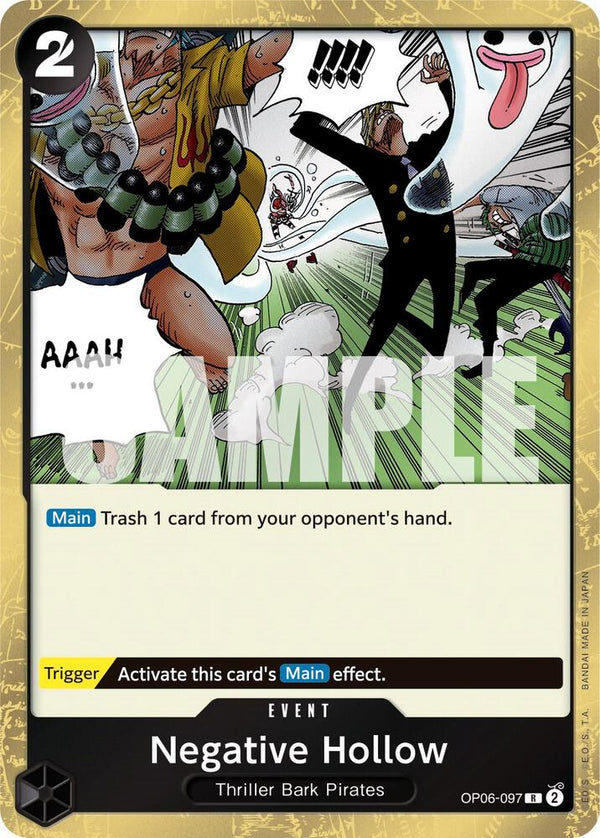 Negative Hollow - One Piece Card Game