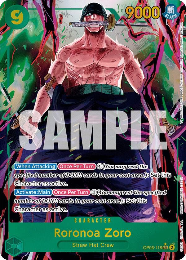 Roronoa Zoro (Alternate Art) - One Piece Card Game