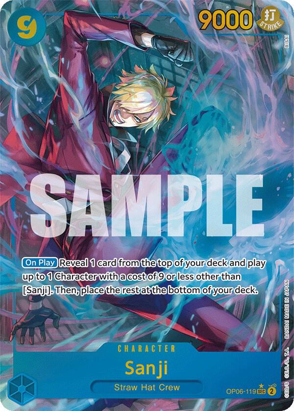 Sanji (Alternate Art) - One Piece Card Game