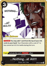 ...Nothing...at All!!! - One Piece Card Game