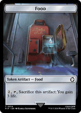 Food (0014) // Human Soldier Double-Sided Token - Magic: The Gathering