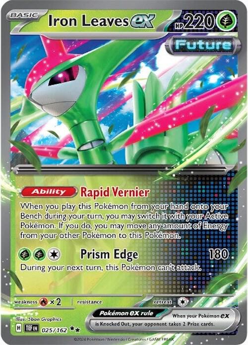 Iron Leaves ex - 025/162 - Pokémon