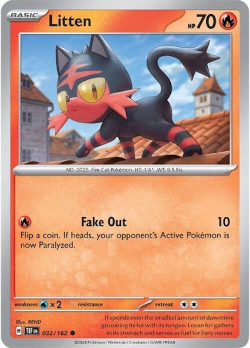 Litten - 032/162 - Pokémon