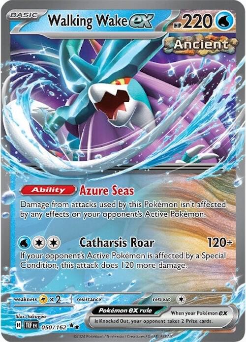 Walking Wake ex - 050/162 - Pokémon