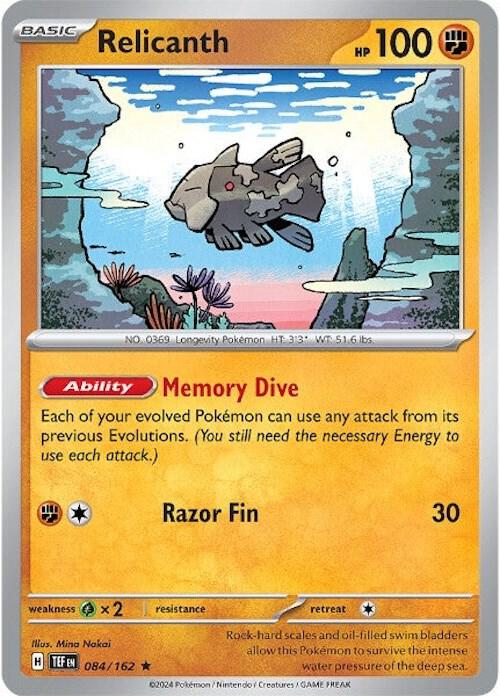 Relicanth - 084/162 - Pokémon