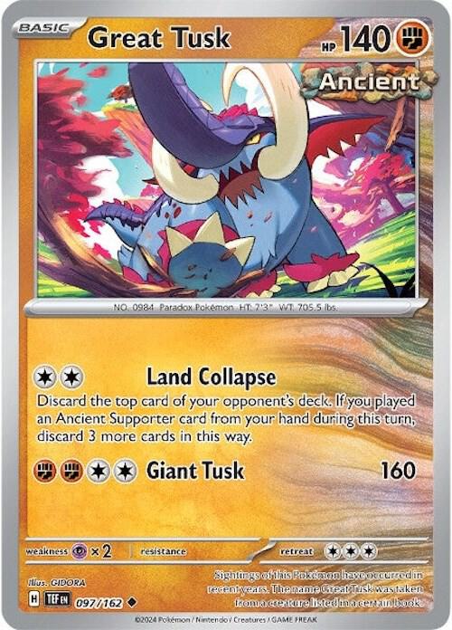 Great Tusk - 097/162 - Pokémon